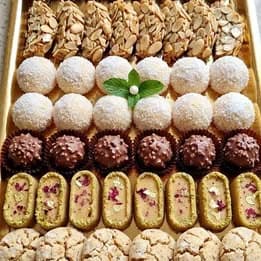 Plateau gâteau pour l'Aïd Sur commande