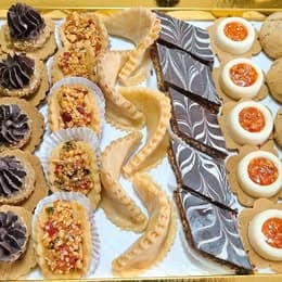 Plateau de pâtisserie orientale