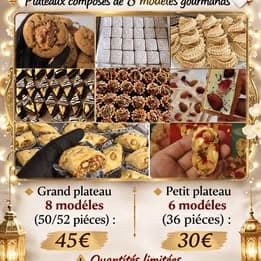 PLateau de gâteau oriental