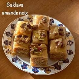 Pâtisserie orientales sur commandes
